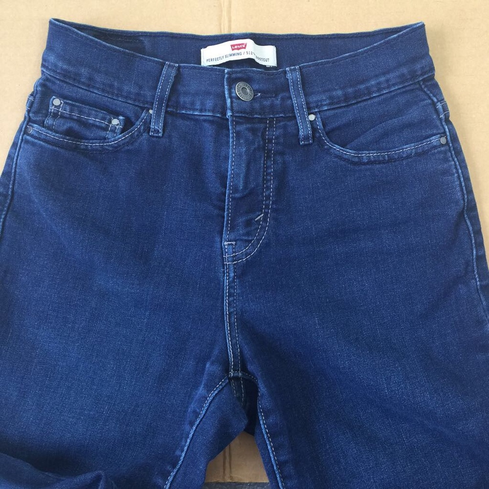 Levi's Perfectly Slimming 512 Boot Cut Denim Jeans